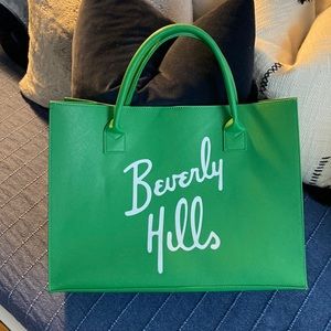 LA TC tote bag vegan leather